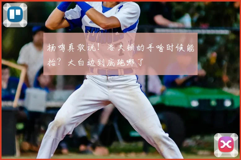 杨鸣真敢说!洛夫顿的手啥时候能抬?大白边到底跑哪了