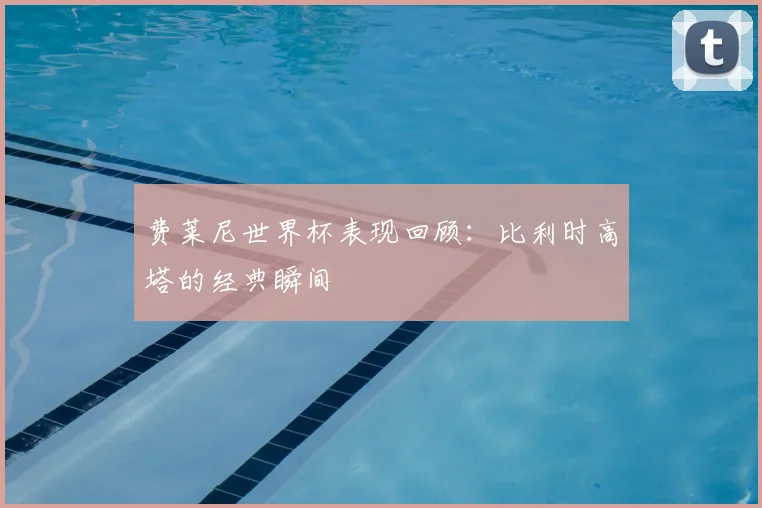 费莱尼世界杯表现回顾:比利时高塔的经典瞬间