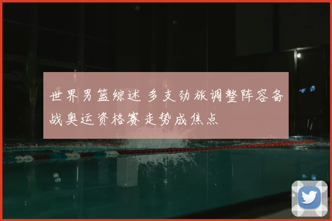 世界男篮综述 多支劲旅调整阵容备战奥运资格赛走势成焦点